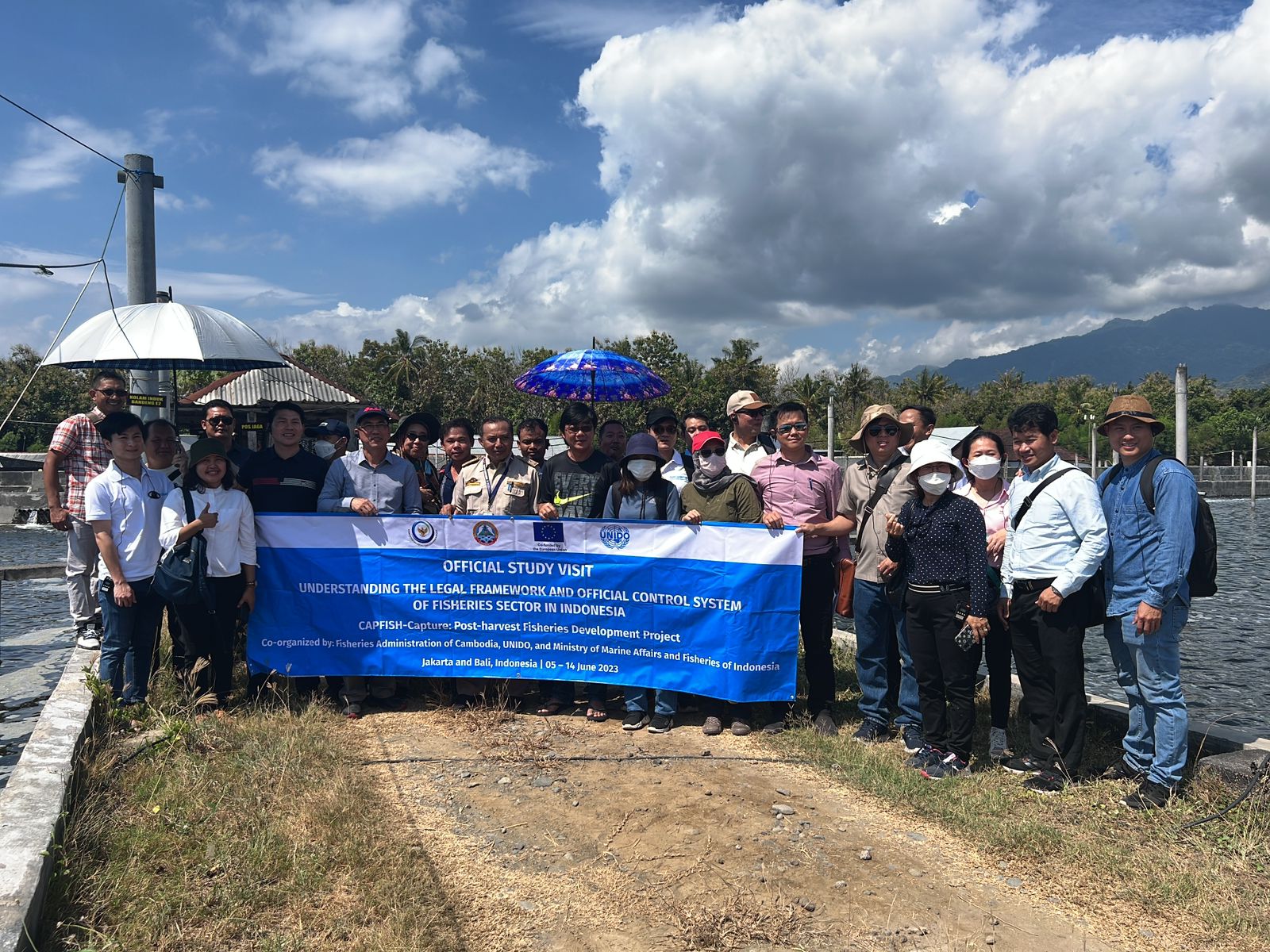 CV. Putra Bahari Milk Fish Bali menerima delegasi dari Cambodian Fisheries Administration (FiA) dan  United Nations Industrial Development Organization (UNIDO)
