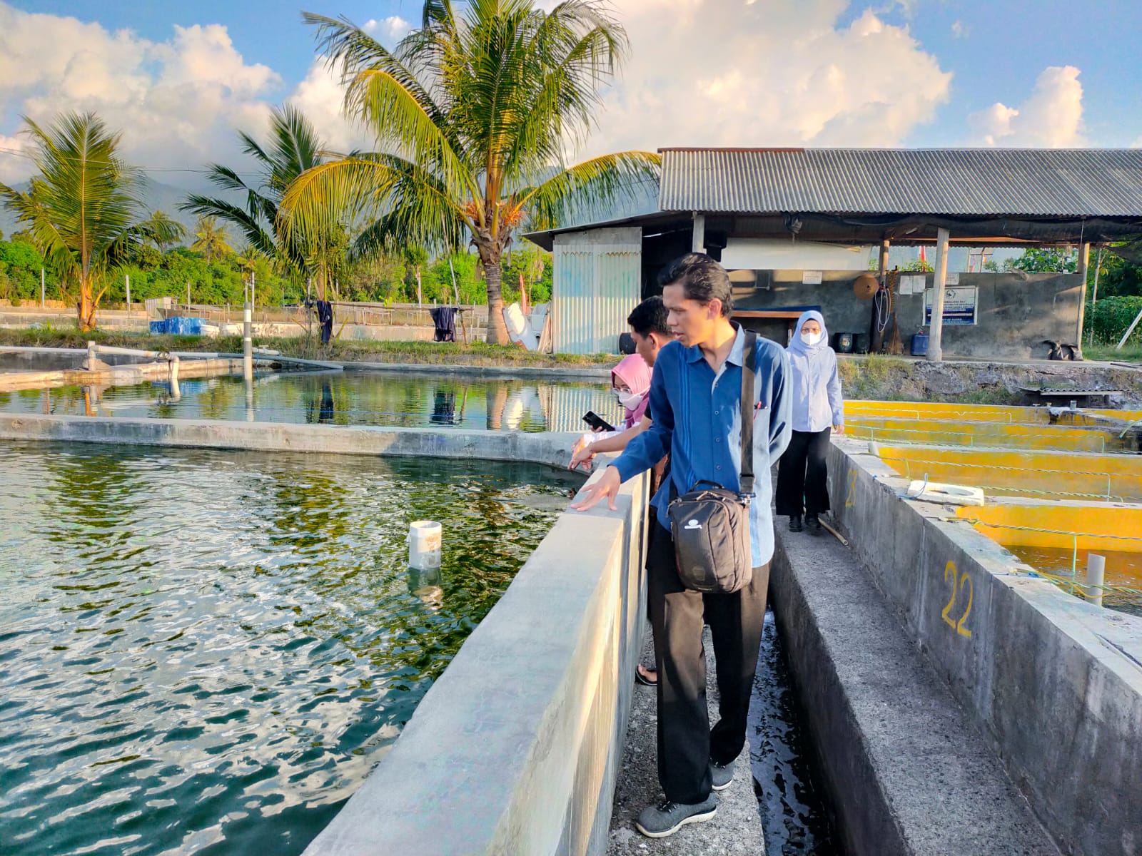 CV.Putra Bahari Milk Fish Bali menerima kunjungan dari Direktorat Usaha dan Investasi, Kementrian Kelautan dan Perikanan RI