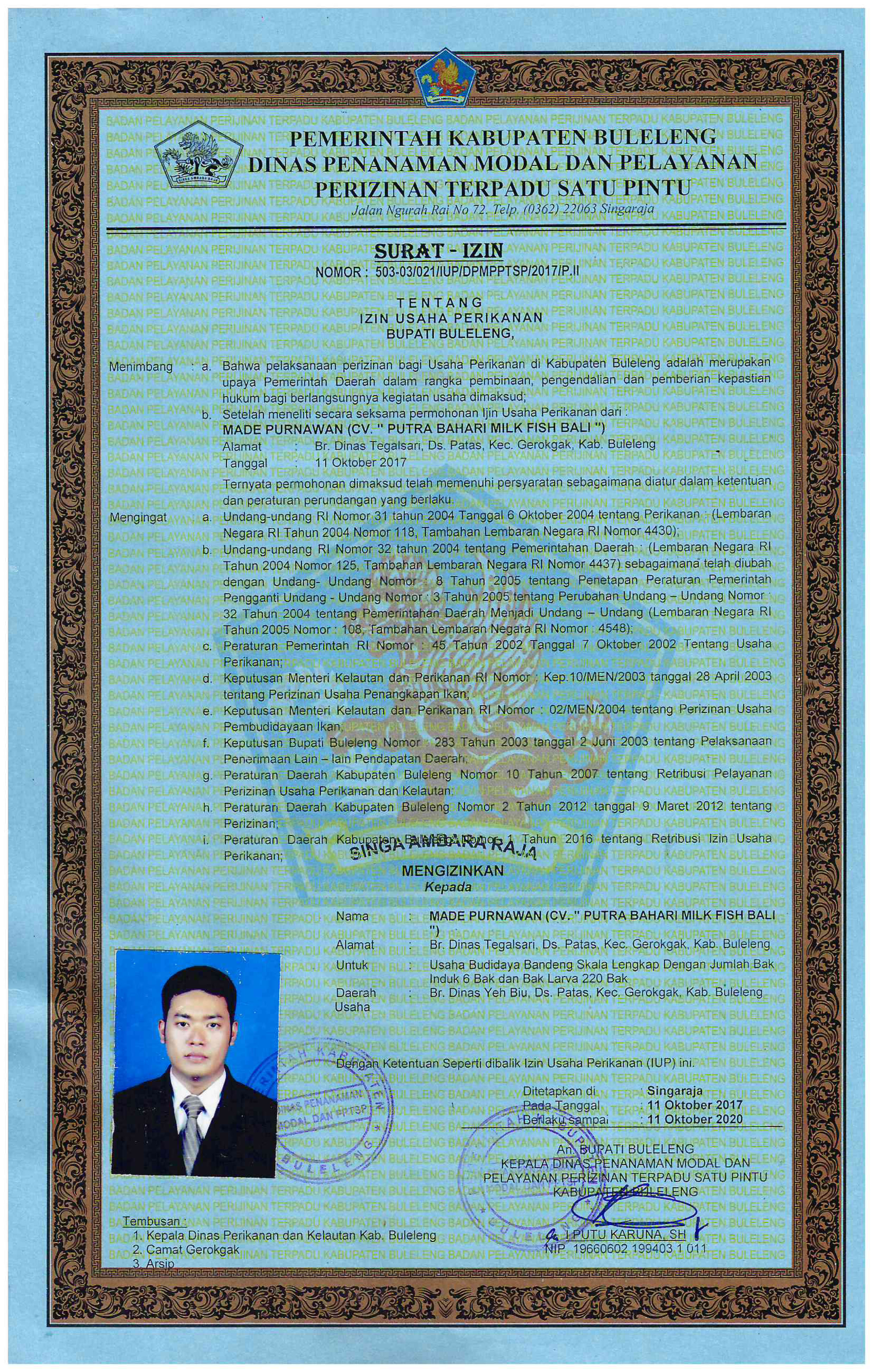 Ijin Usaha Perikanan